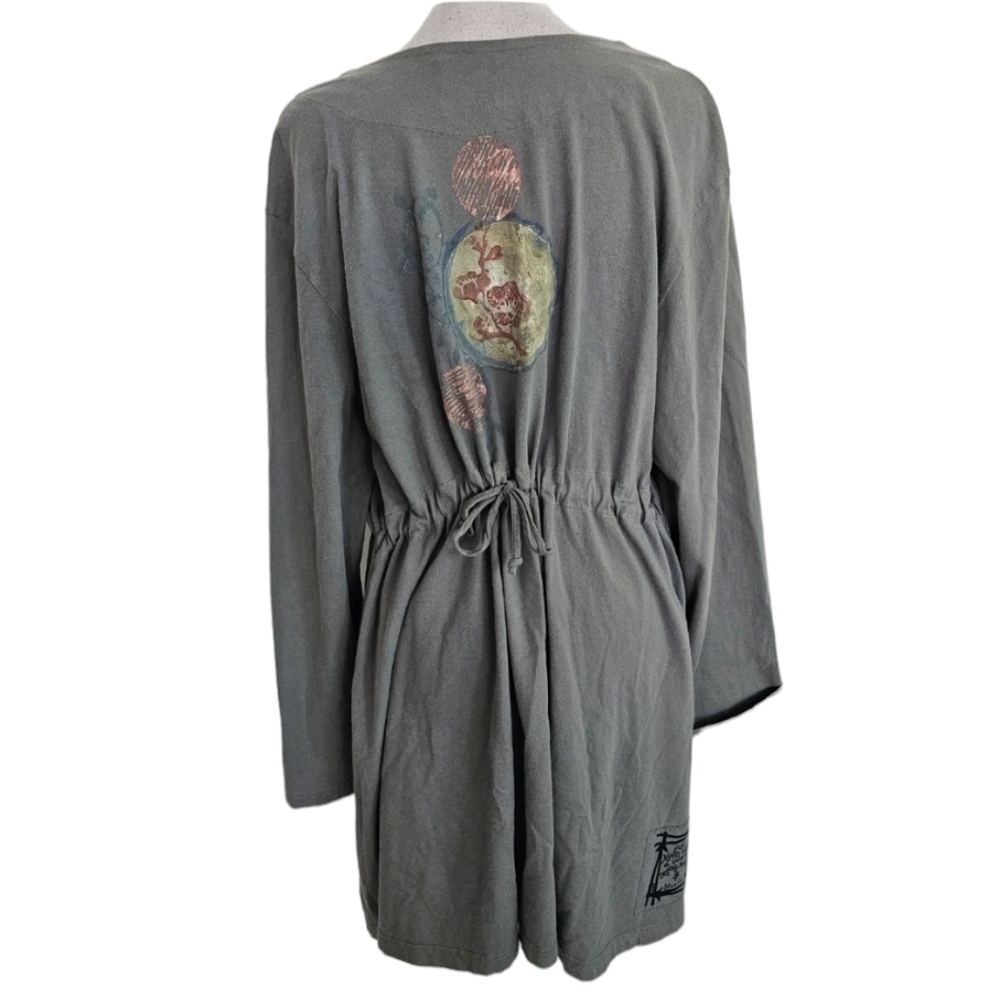 Blue Fish Vintage Sage Hand Printed Skirt Set - Picture 5 of 16